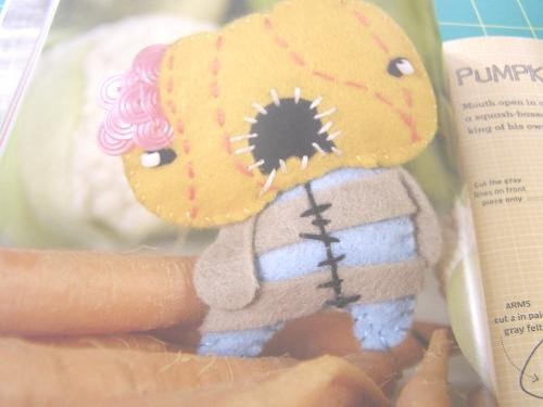 Zombie feltie doll patterns 18 creatures from the undead #1575