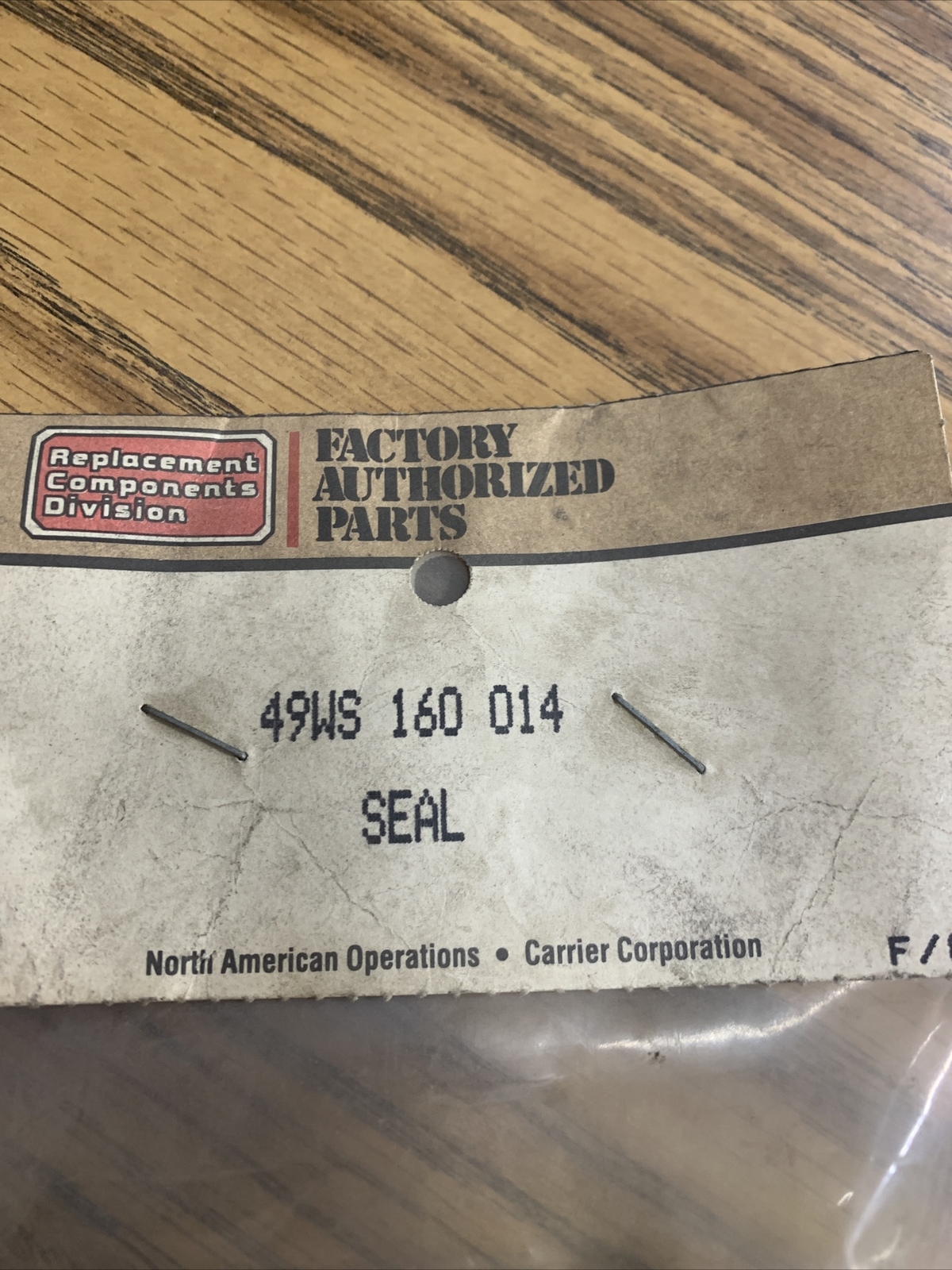 Carrier 49WS 160 014
