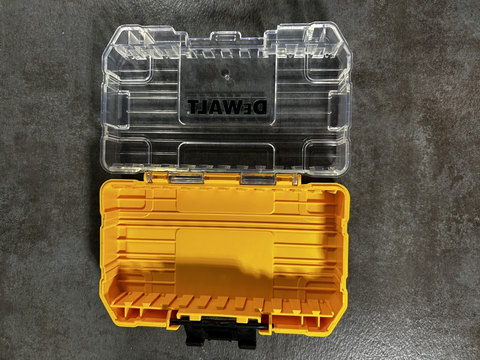 DEWALT TOUGH CASE SM BIT TIP STORAGE ORGANIZER STACKABLE INTERLOCKING EMPTY NEW