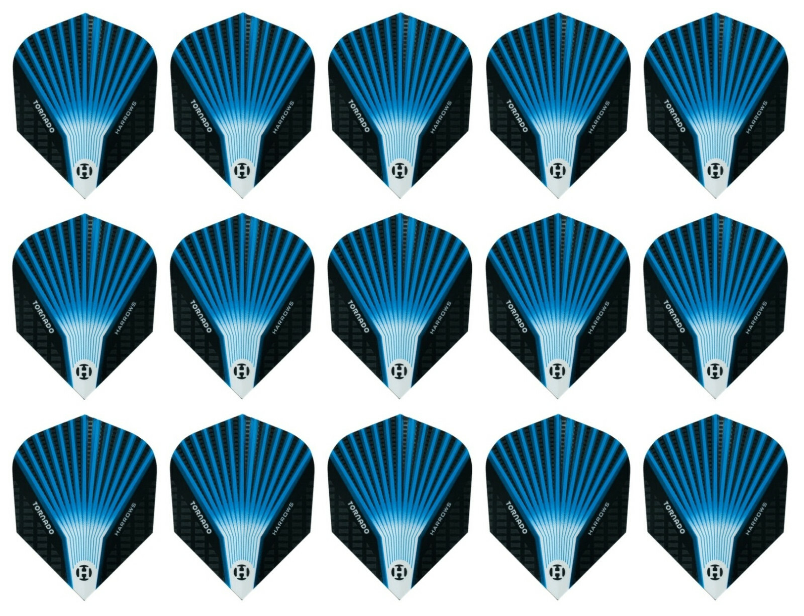 5 Sets Harrows Prime Standard Dart Flights - Ships w/ Tracking - Tornado Blue