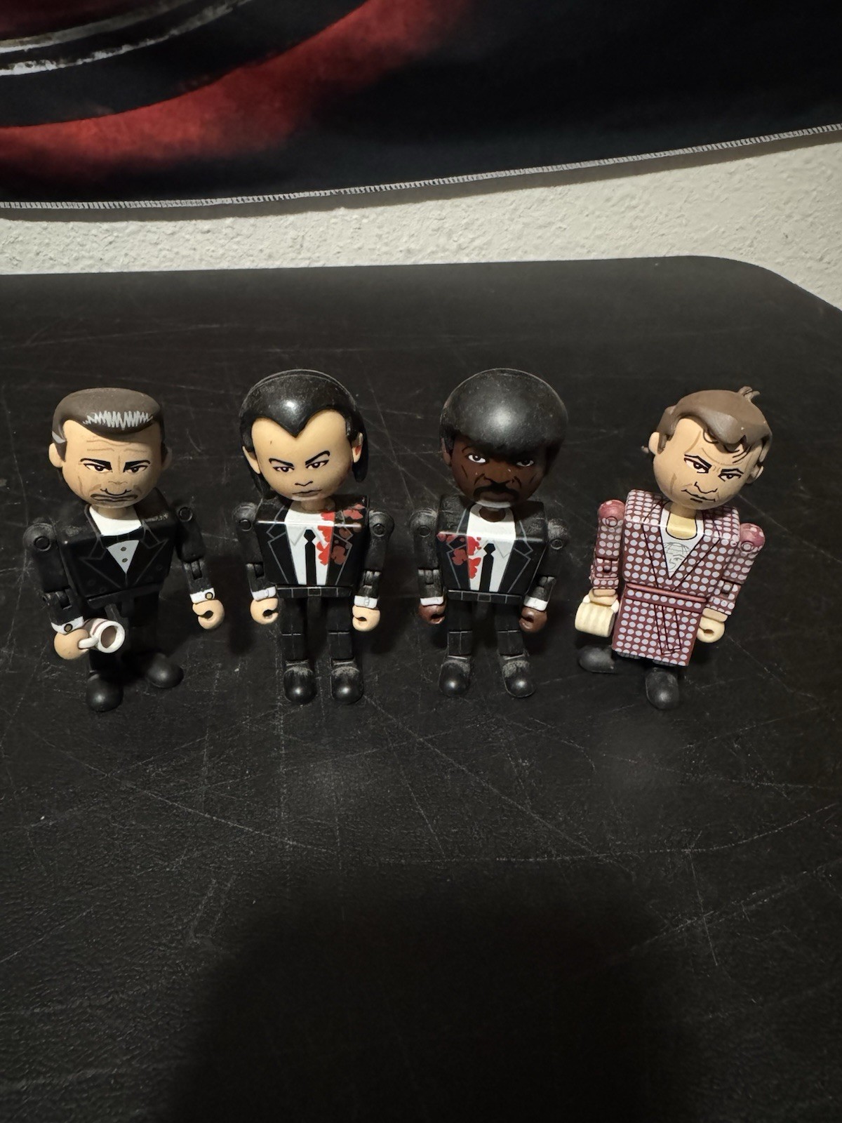PULP FICTION The Cast 4 PVC Figures 8 Cm Neca