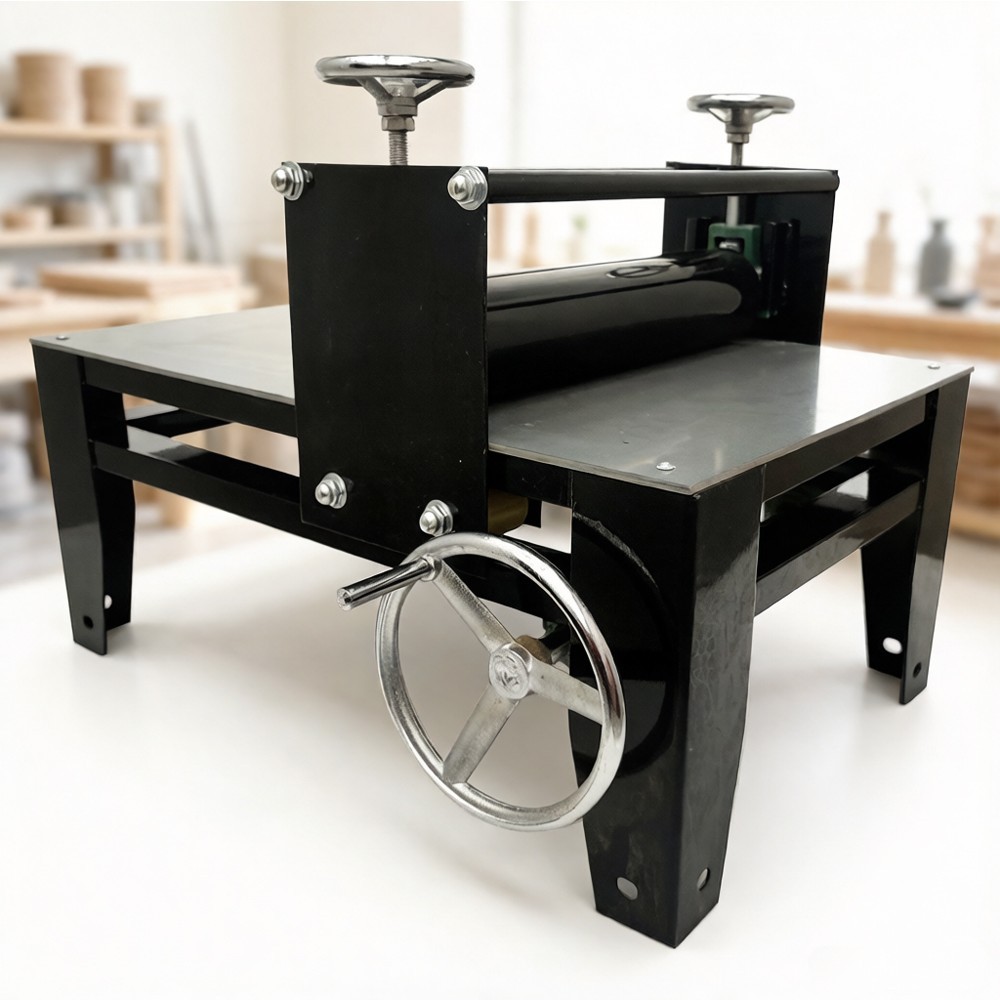 Ceramic Clay Plate Machine Slab Roller Heavy Duty Adjustable Clay Art 27x17.7in