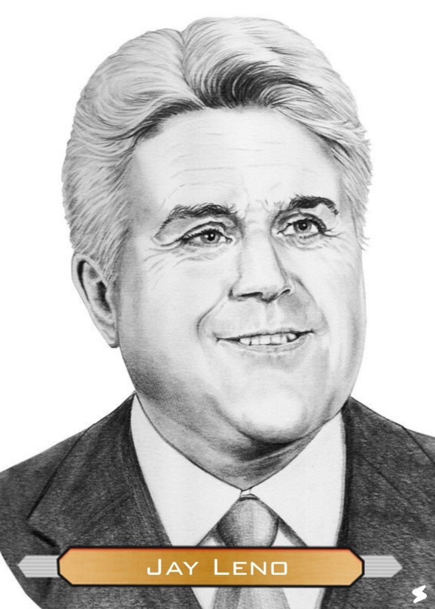Jay Leno Comedian Custom Art Trading Card