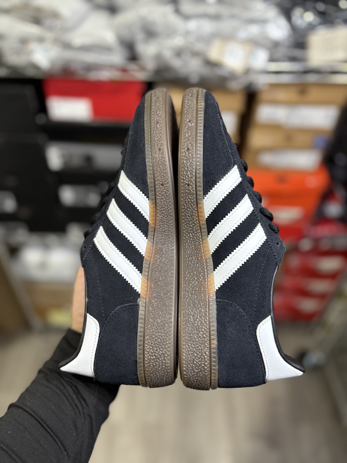 Size 6.5, 11, 12, 13 Adidas Handball Spezial Black Gum DB3021 Mens Fashion Shoes