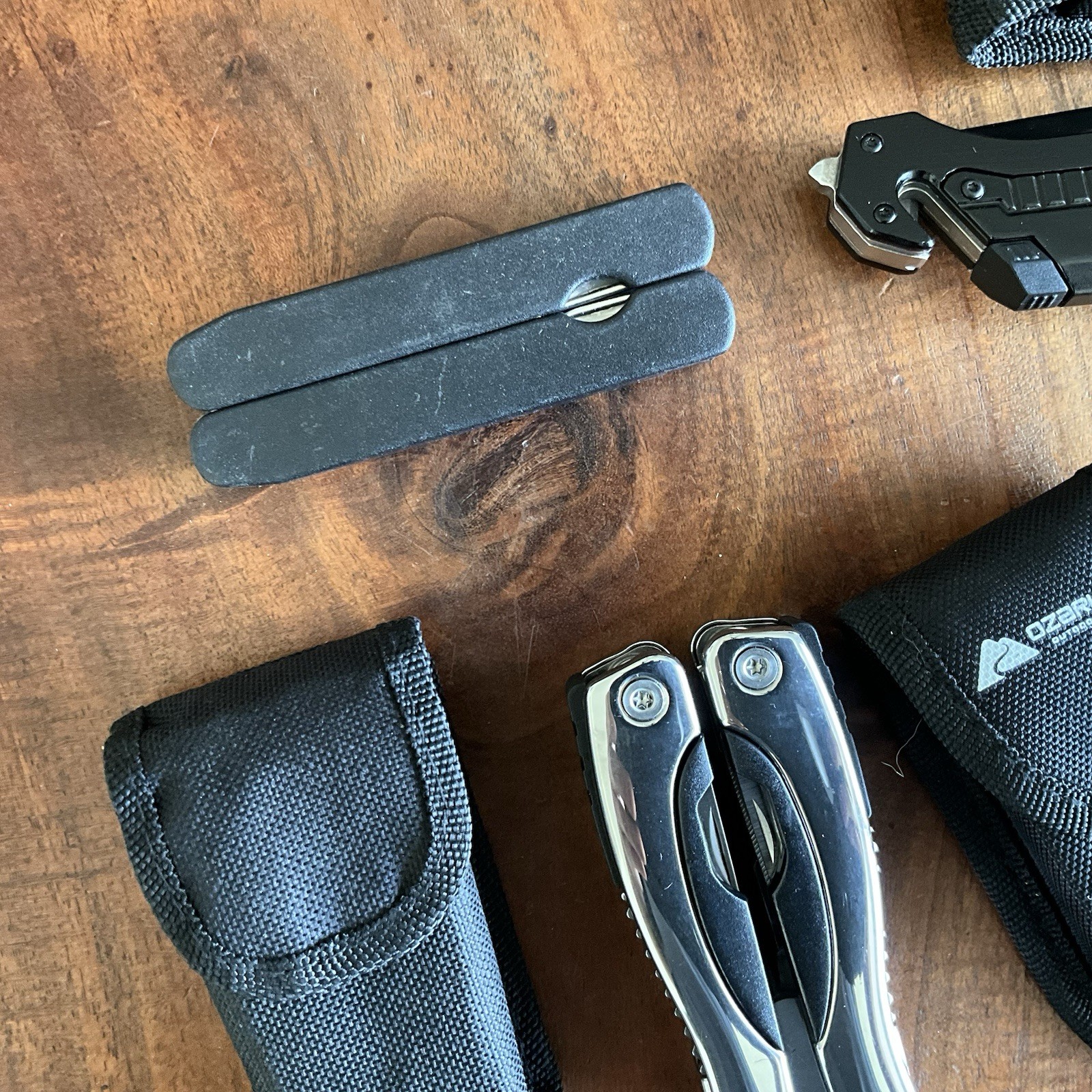 Mixed Pocket Knife Utility Multi-Tool Lot Sheaths