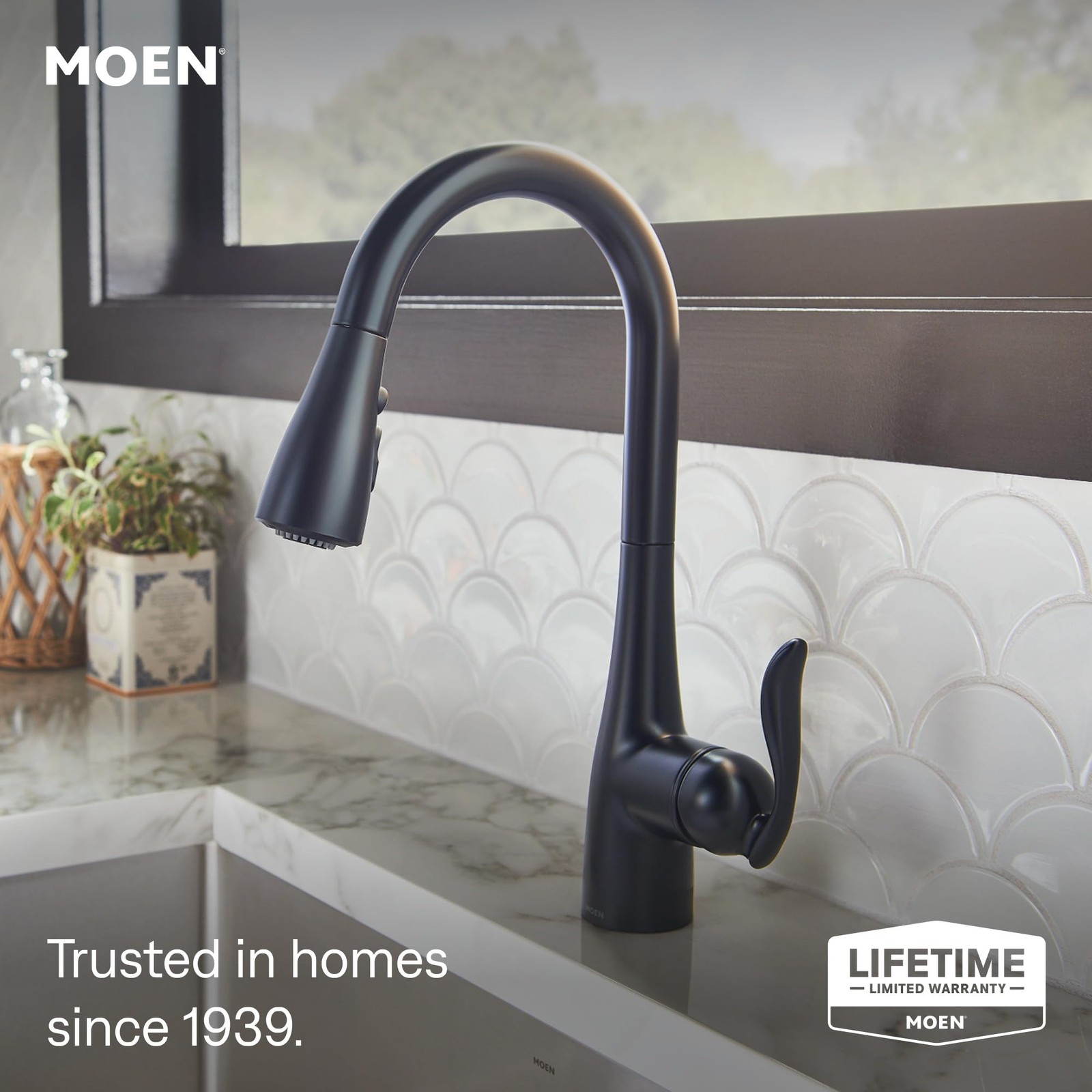 Moen 7594EWBL - Kitchen Faucet