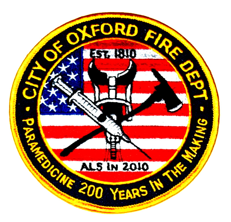 OXFORD – FIRE DEPT - OHIO OH Fire Patch EMS Rescue Public Safety PARAMEDICINE