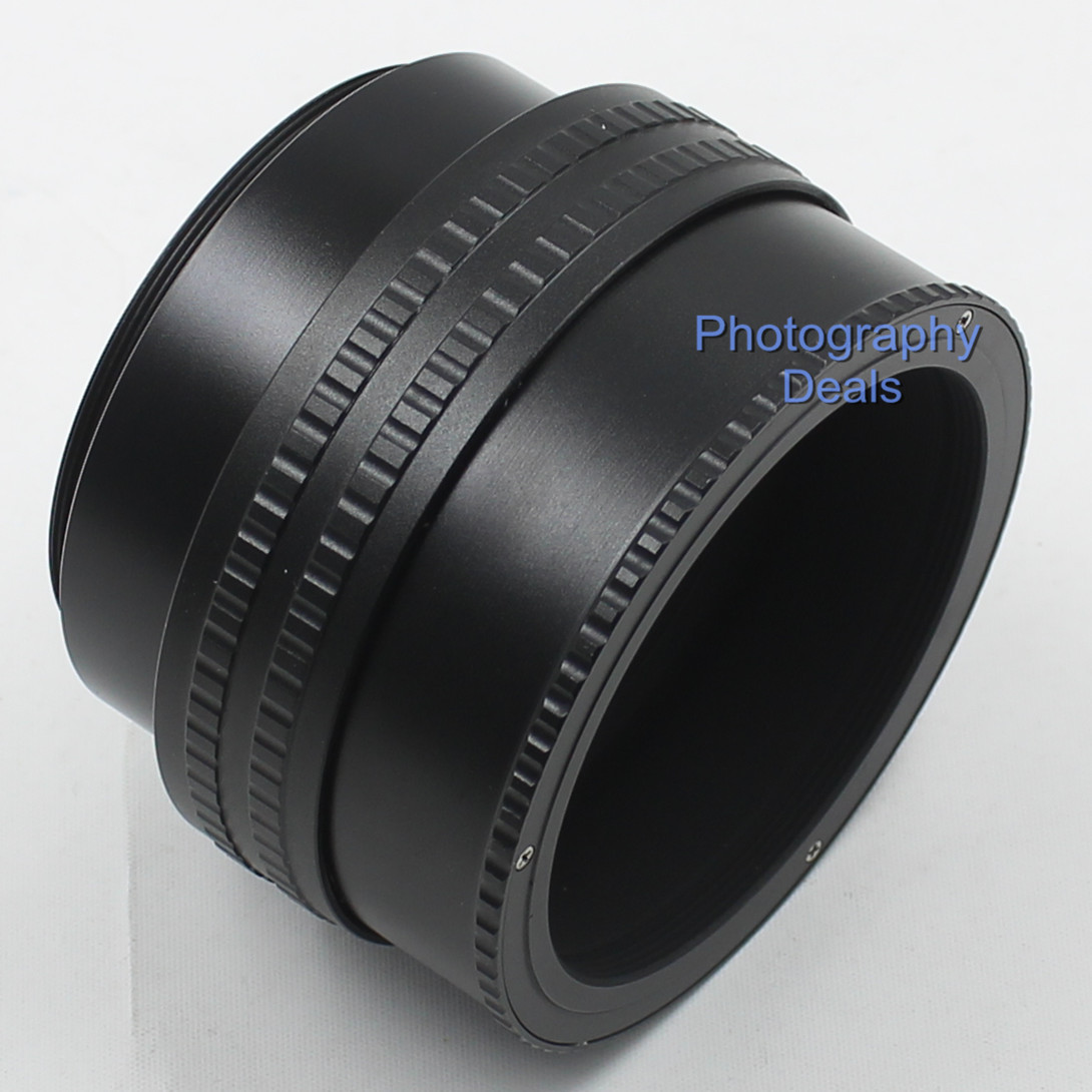M65 to M65 25-55mm Adjustable Focus Helicoid Lens Adapter Extension Macro Tube