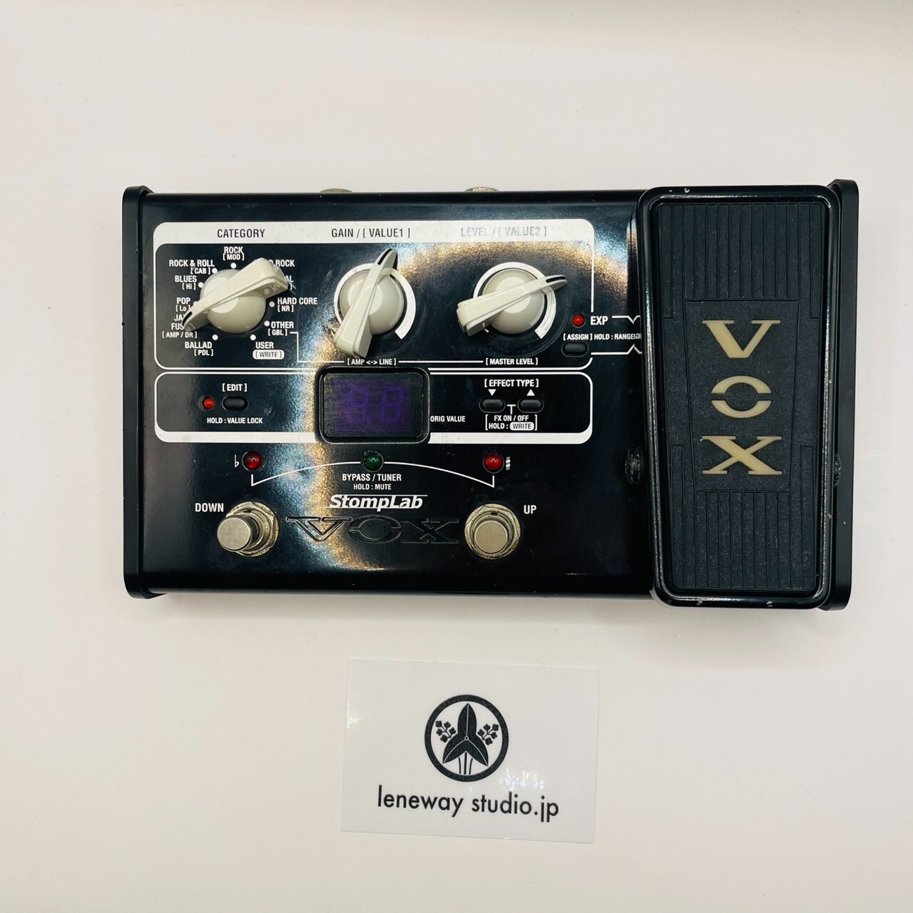 VOX StompLab SL2G Modeling Guitar Floor Multi-Effects Pedal tested to work