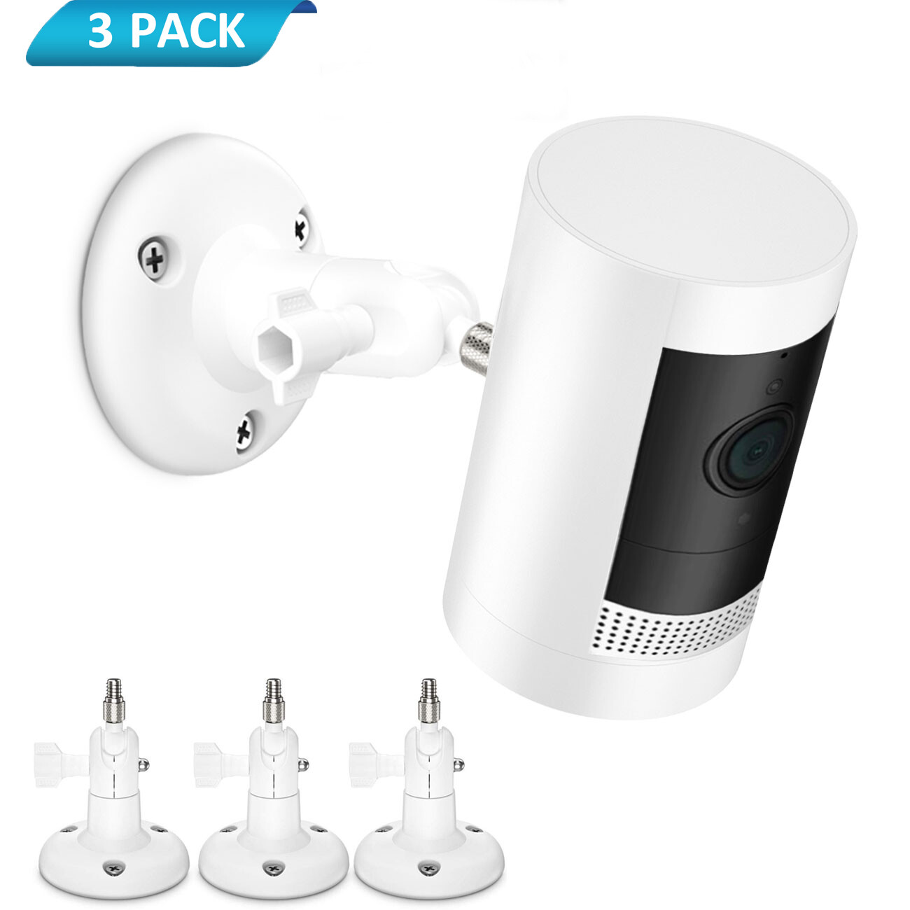 HOLACA Wall Mount for Ring Stick Up Cam Battery/ Elite HD Security Camera 3pack