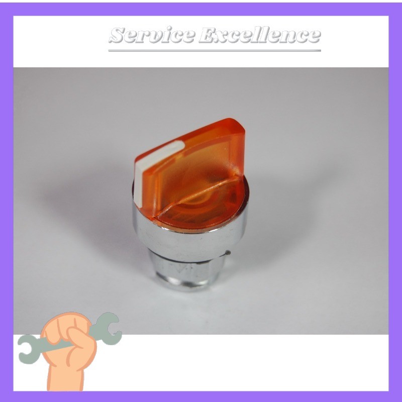 NEW 1X 22MM Select SWITCH HEAD 2 Postion Latching FITS ZB4BK1253 Orange MAINTAIN