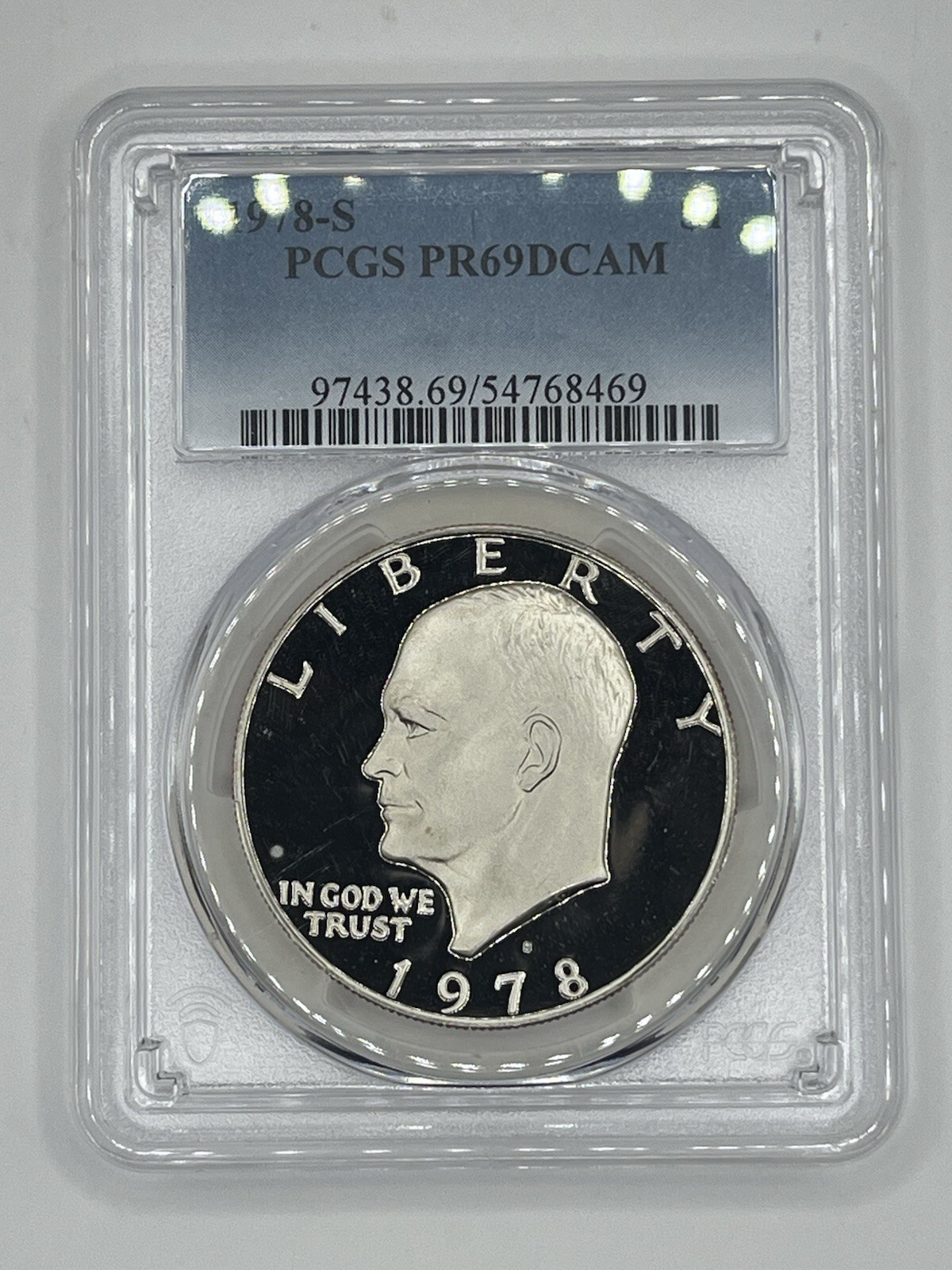 1978-S Proof PCGS PR69 DCAM Eisenhower Ike Dollar Graded U.S. Coin San Francisco