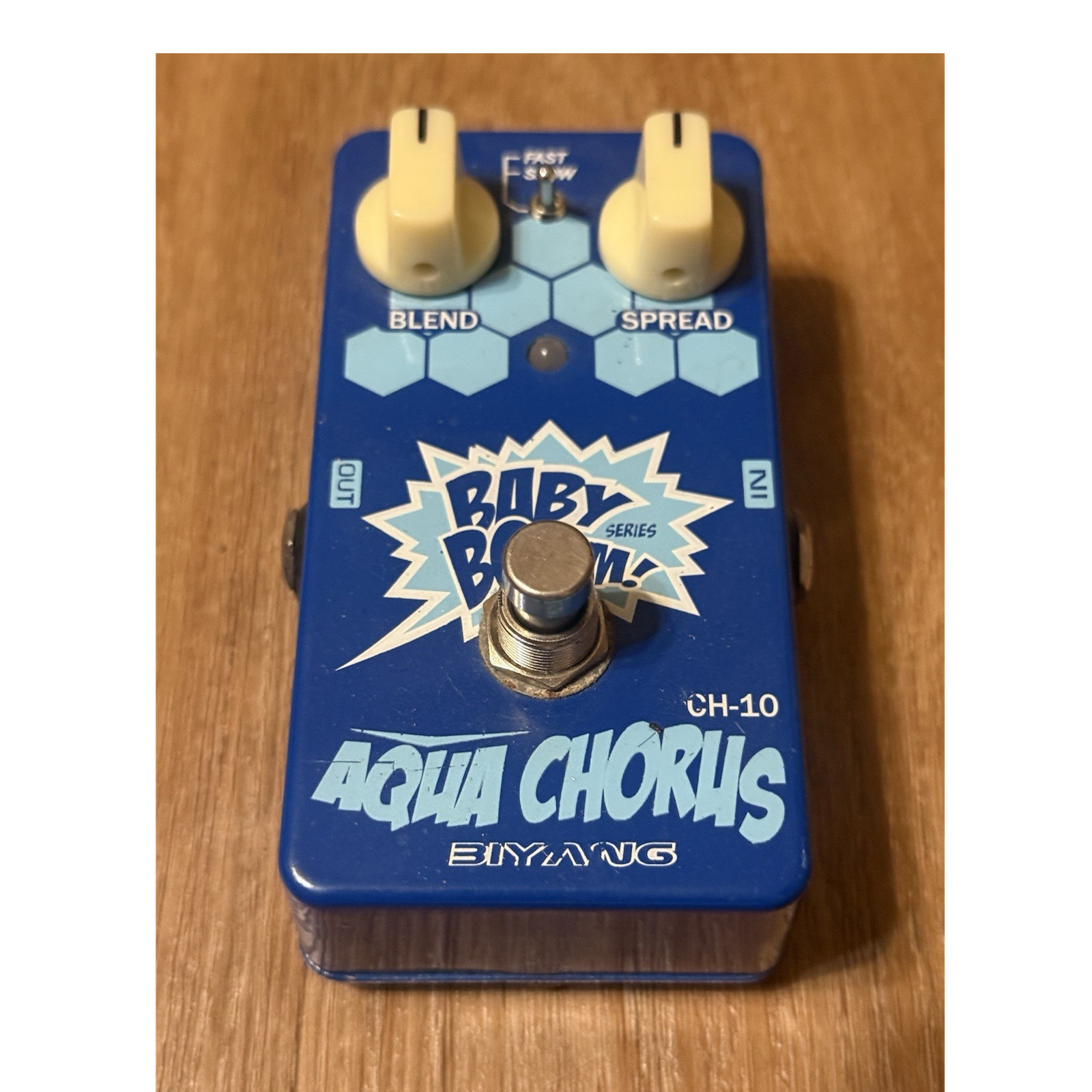 Biyang Baby Boom Aqua Chorus CH-10 Analog Chorus Effects Pedal for Guitar