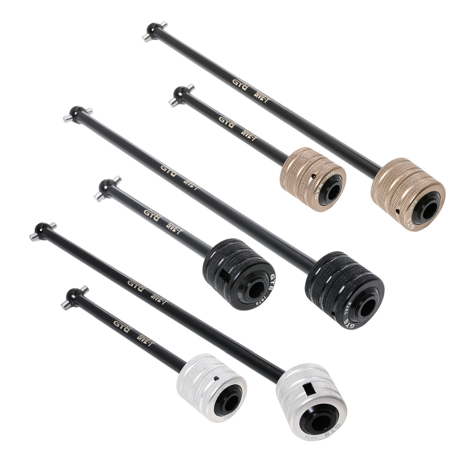 GTB Steel Front Rear Center Driveshaft for 1/5 RC Gas  Car Losi 5ive T V1.0 Part