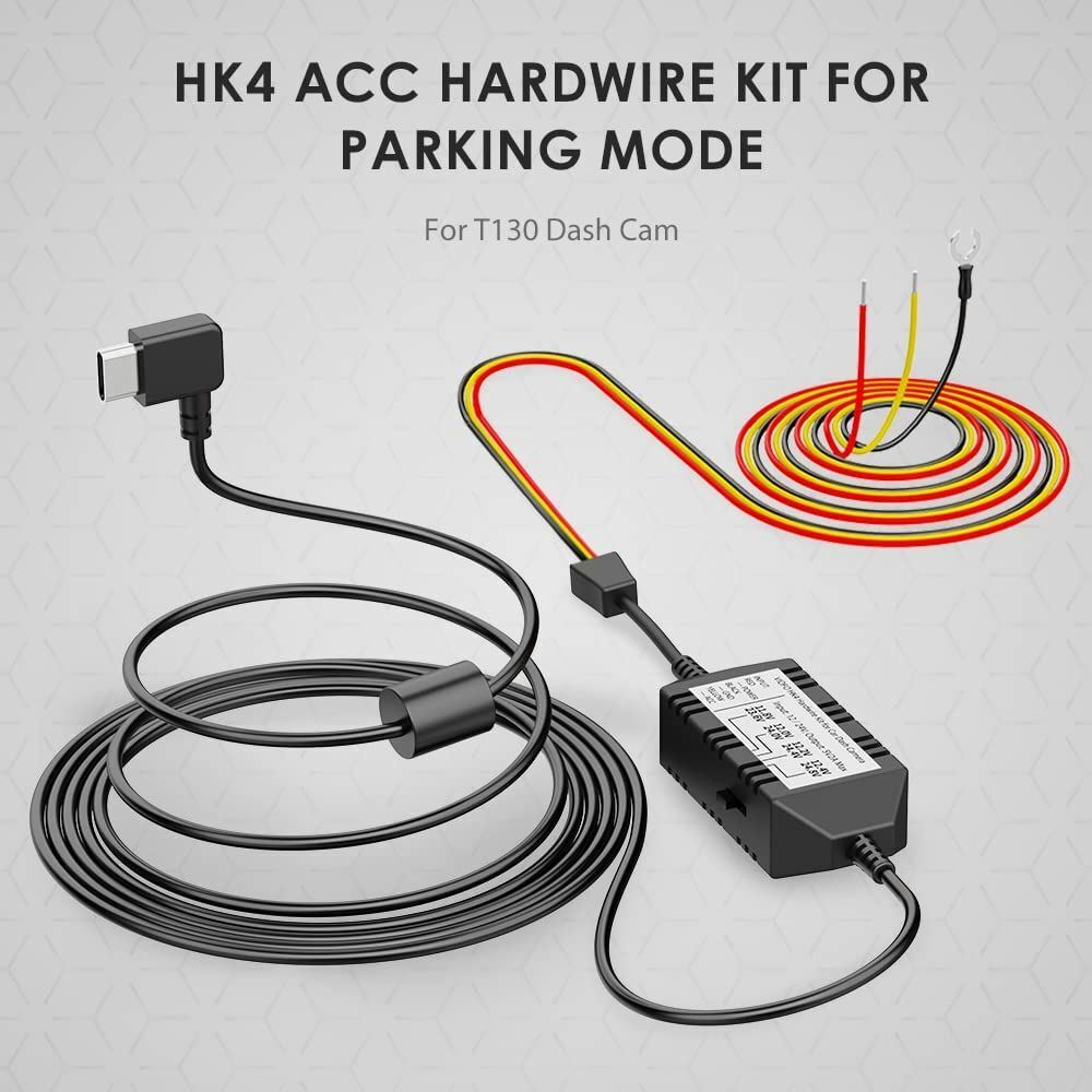 Viofo HK4 3-Wire Kit for the T130/A119Mini/A229/A329 (Optional Tap-A-Fuse kit)