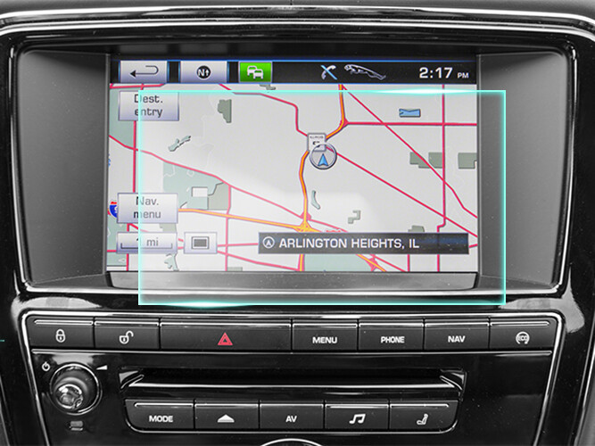 Crystal Clear Screen Protector for 2014 Jaguar XJ Vehicle Navigation