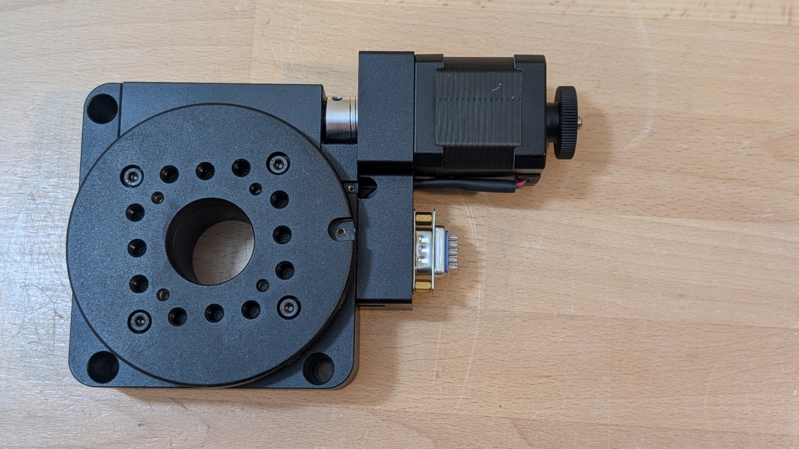 TBVECHI Electric 360 Rotating Platform Optical Stage HT03RA100 High Precision