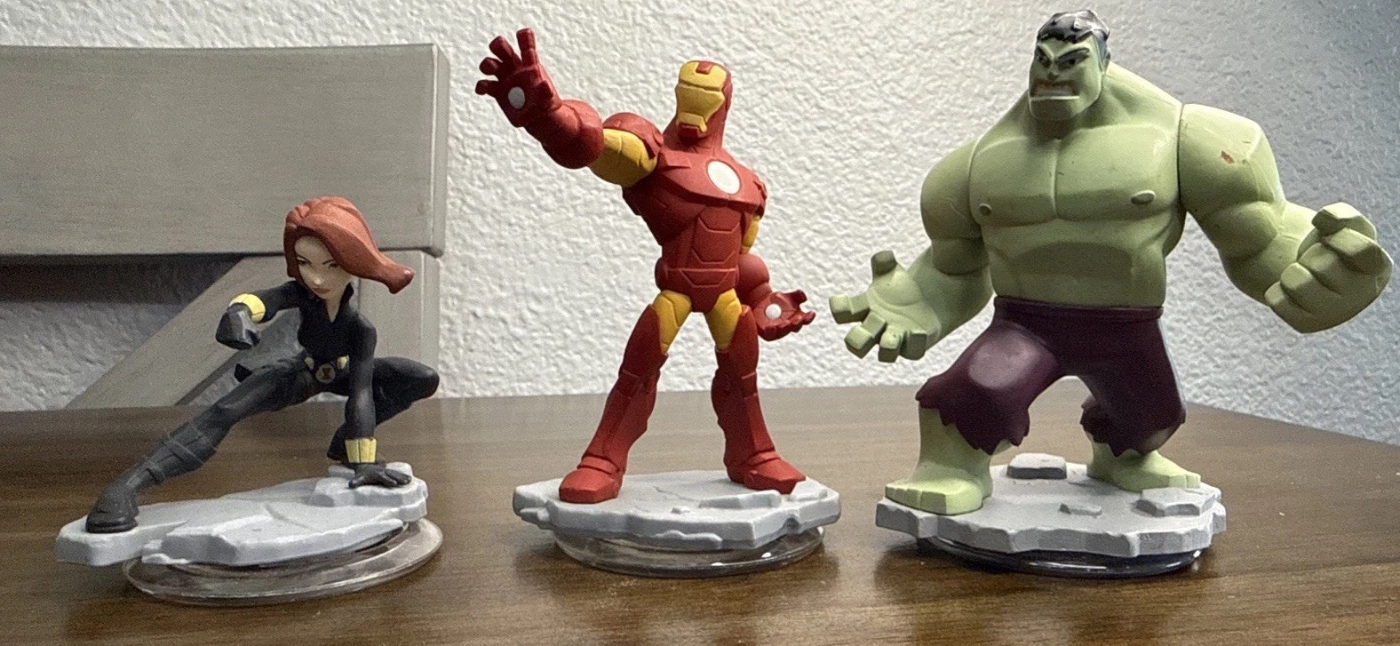 DISNEY INFINITY 2.0 Marvel Iron Man Hulk Black Widow Figures Avenger Untested