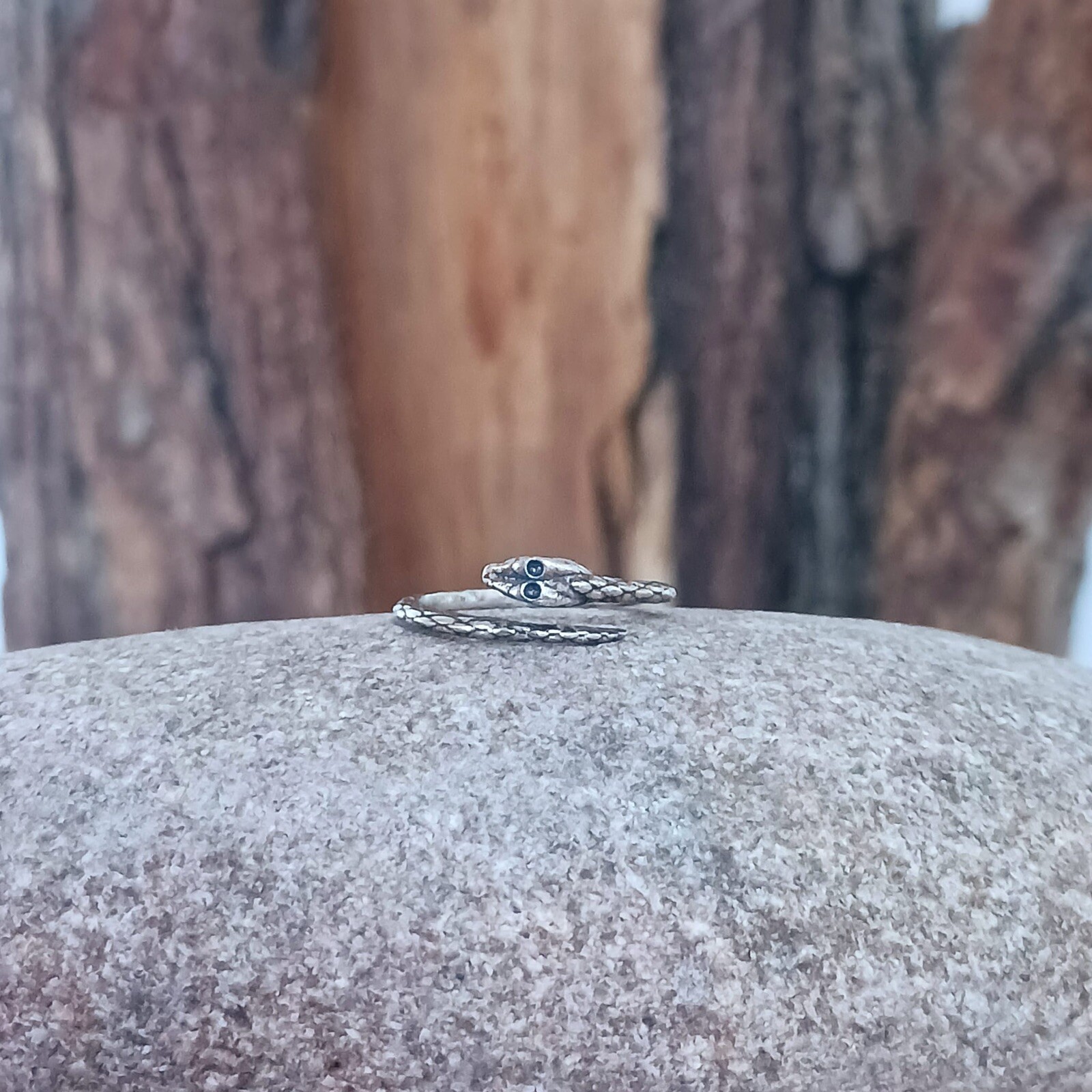 Snake Toe Ring | Solid Silver adjustable Toe Ring