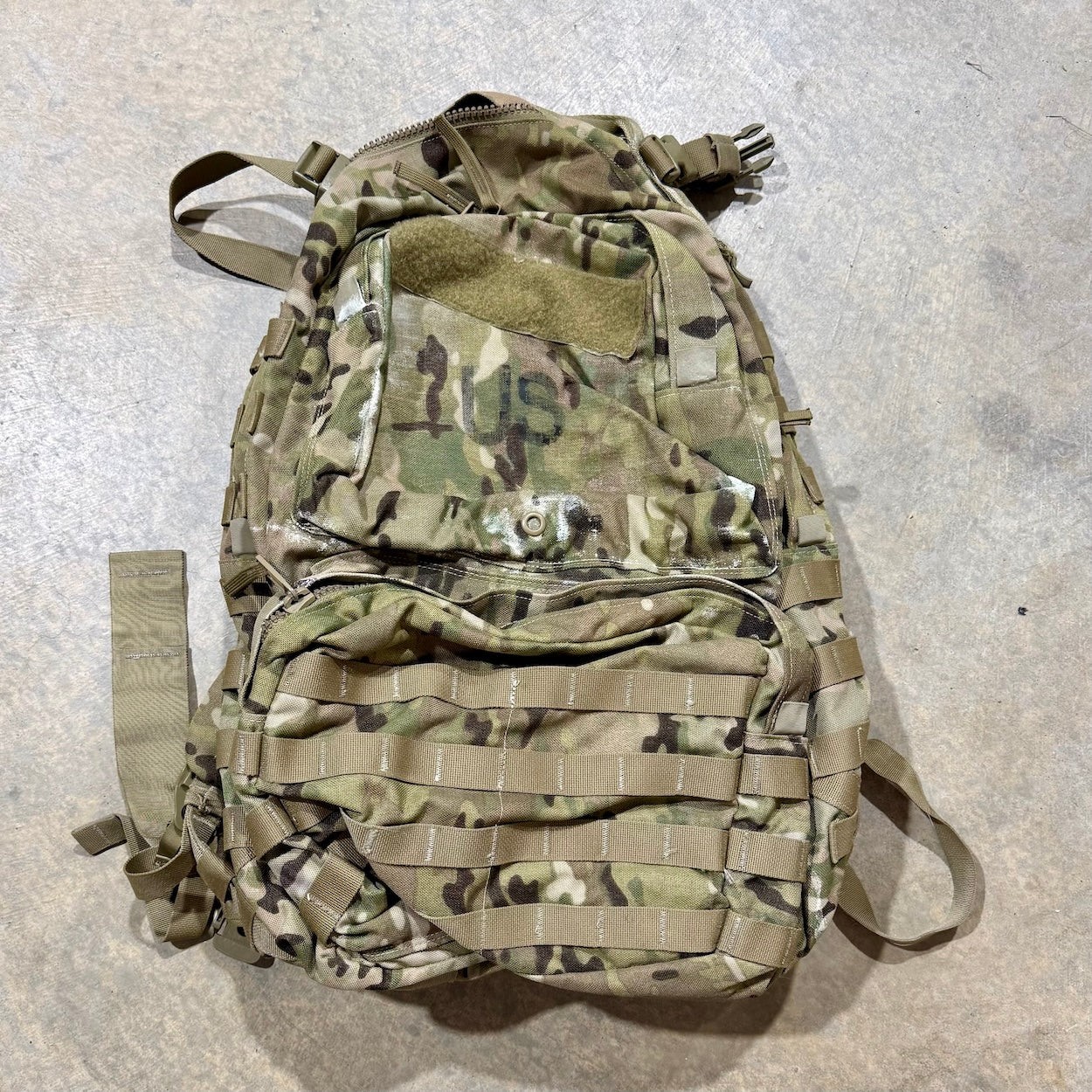 Medium MOLLE II Rucksack - US Army OCP Multicam Field Pack with Frame & Belt