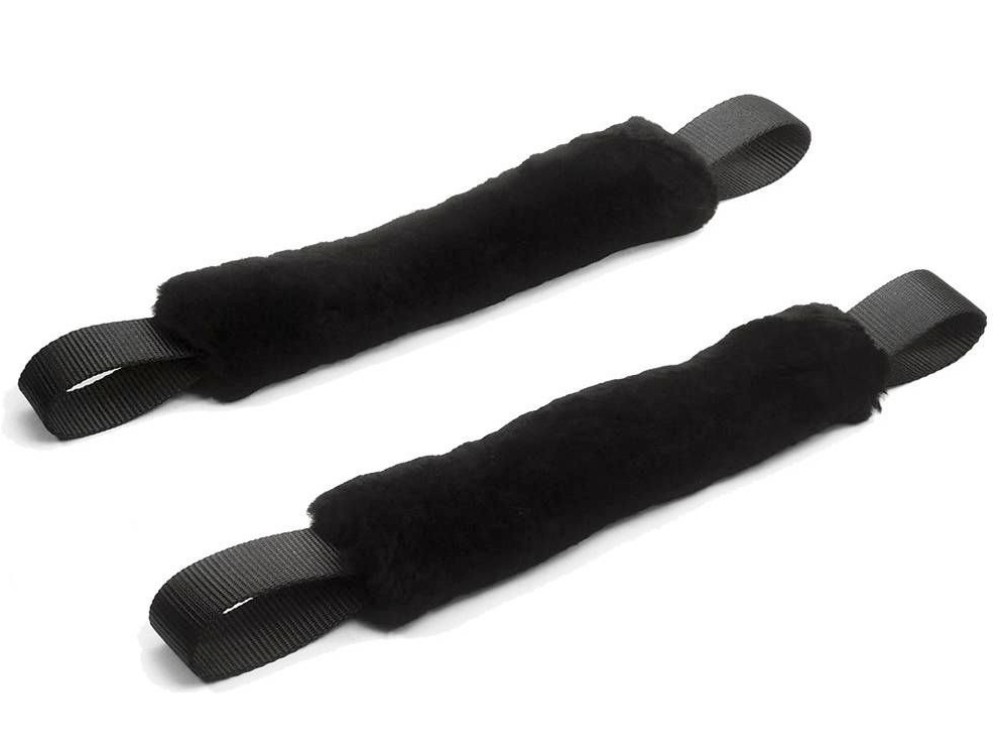Powertye 1" Wide Black Soft-Tye w/Sheepskin Sleeve (41184)