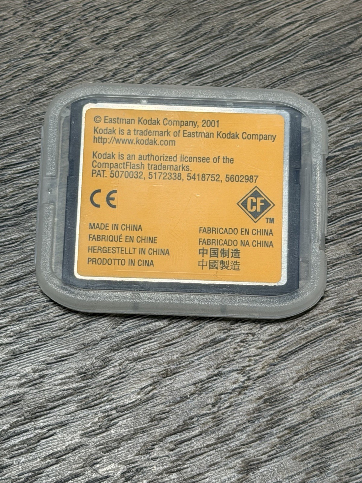 Kodak Compact Flash 256MB w/ Case