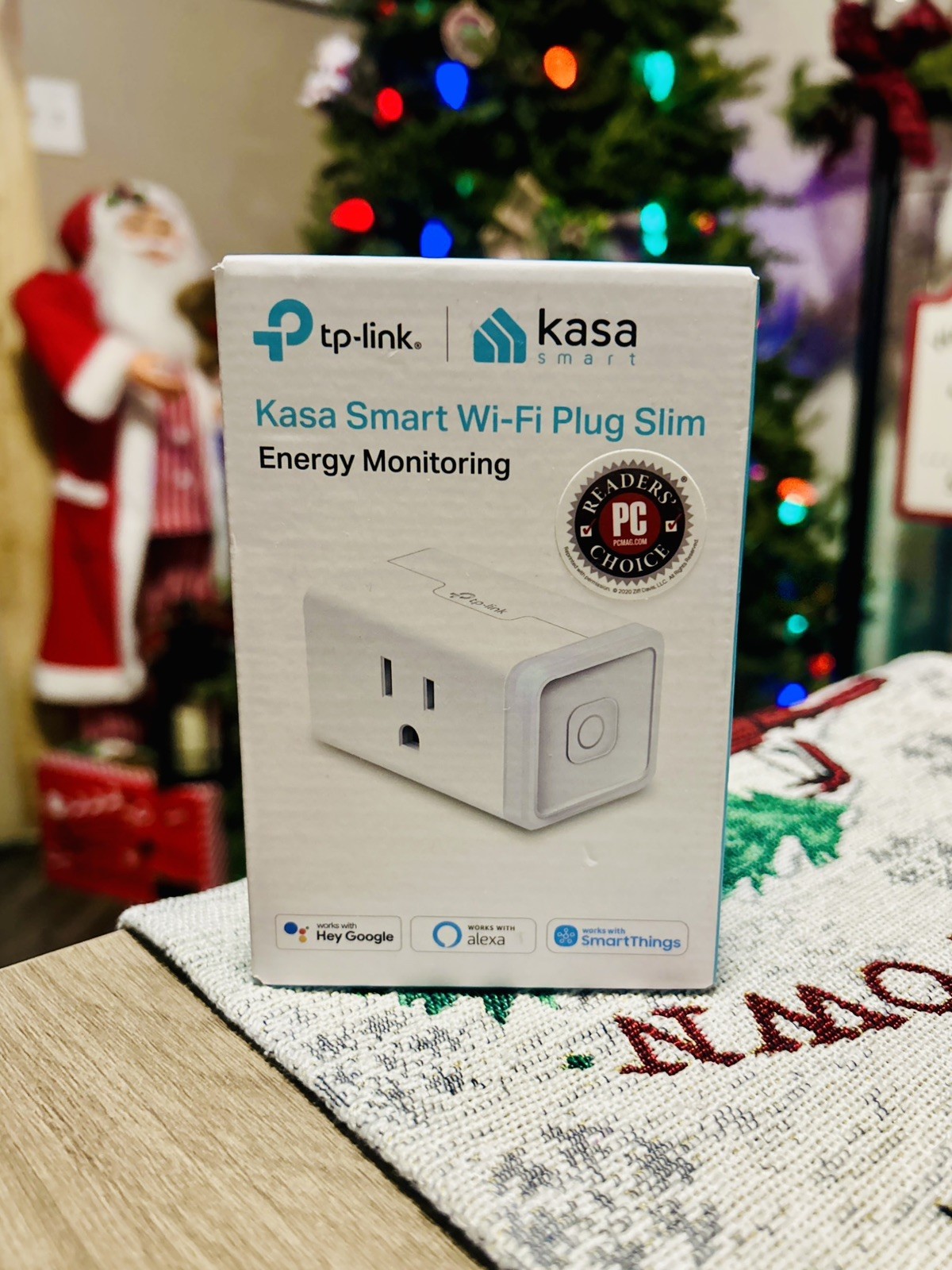 tp-link Kasa Smart Wi-Fi Plug Slim with Energy Monitoring ~ White ~ Bluetooth