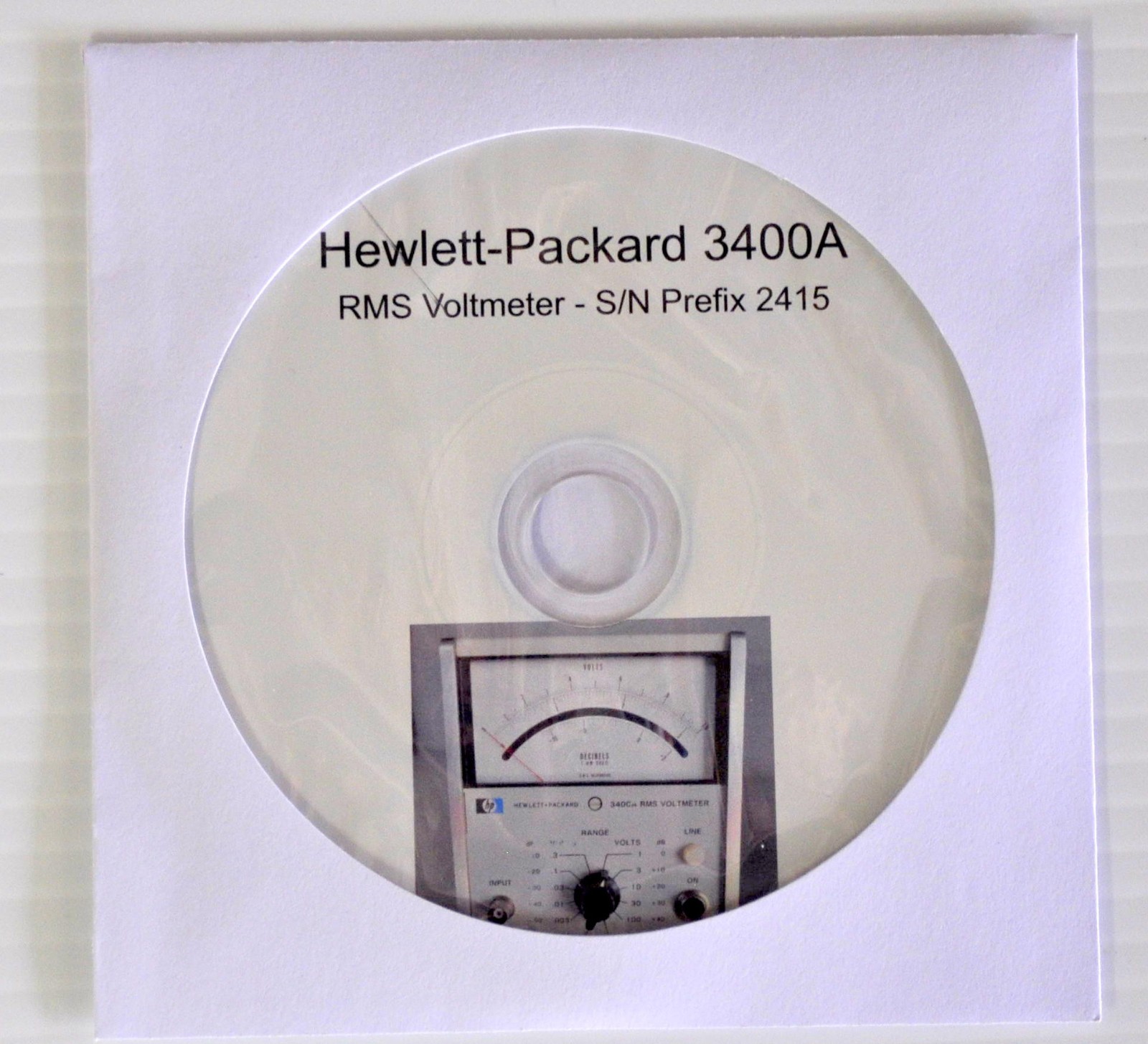 HP 3400A RMS Voltmeter Fully Solid-State 2415- Prefix | Refurbished | Calibrated