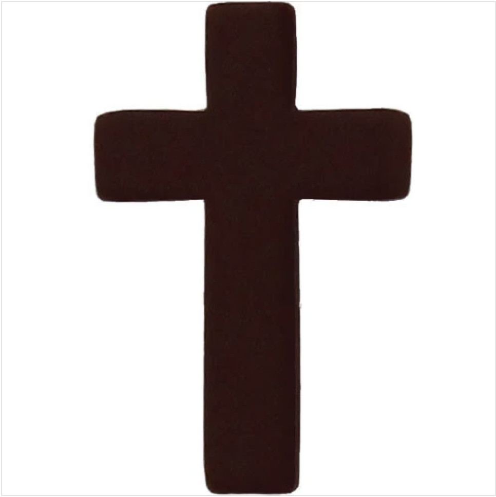 GENUINE U.S. NAVY COLLAR DEVICE: CHRISTIAN CHAPLAIN - SUBDUED METAL