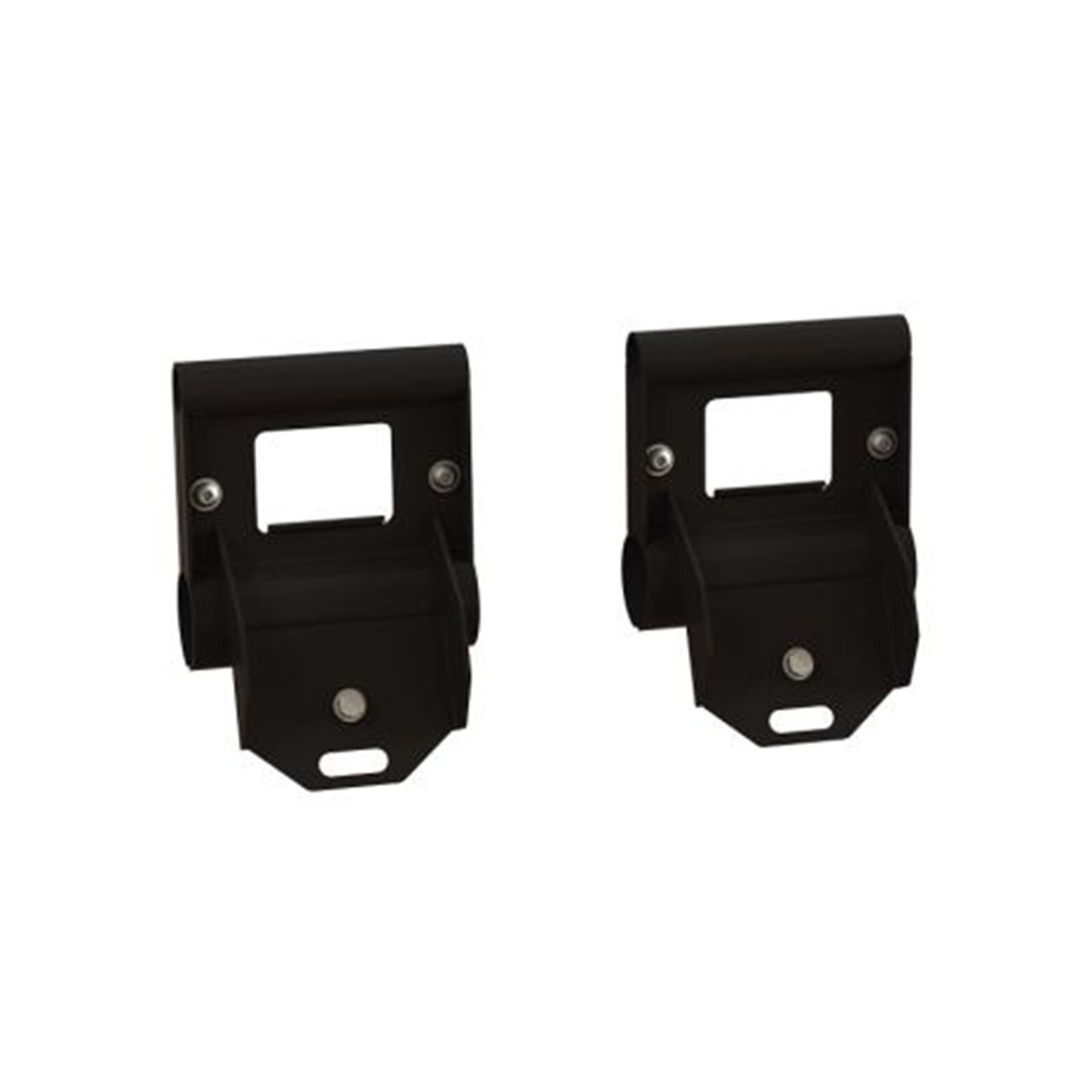 Holman PRO Rack Retractable Tie Down Ratchet Straps with Mount Brackets Set