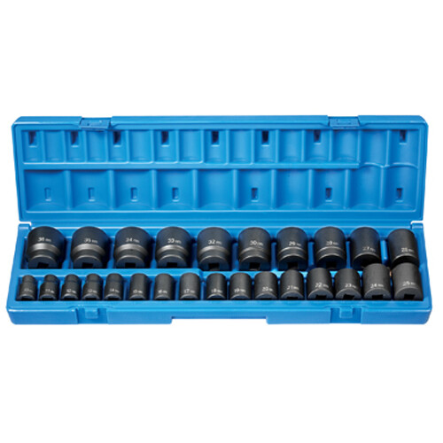 Grey Pneumatic 2116M 1/2" Drive x 16mm Standard - 12 Point Socket