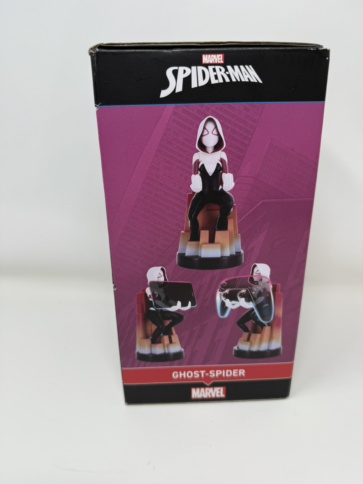 Marvel Spider-Man Ghost-Spider Phone Remote Controller Holder Stand Office NEW