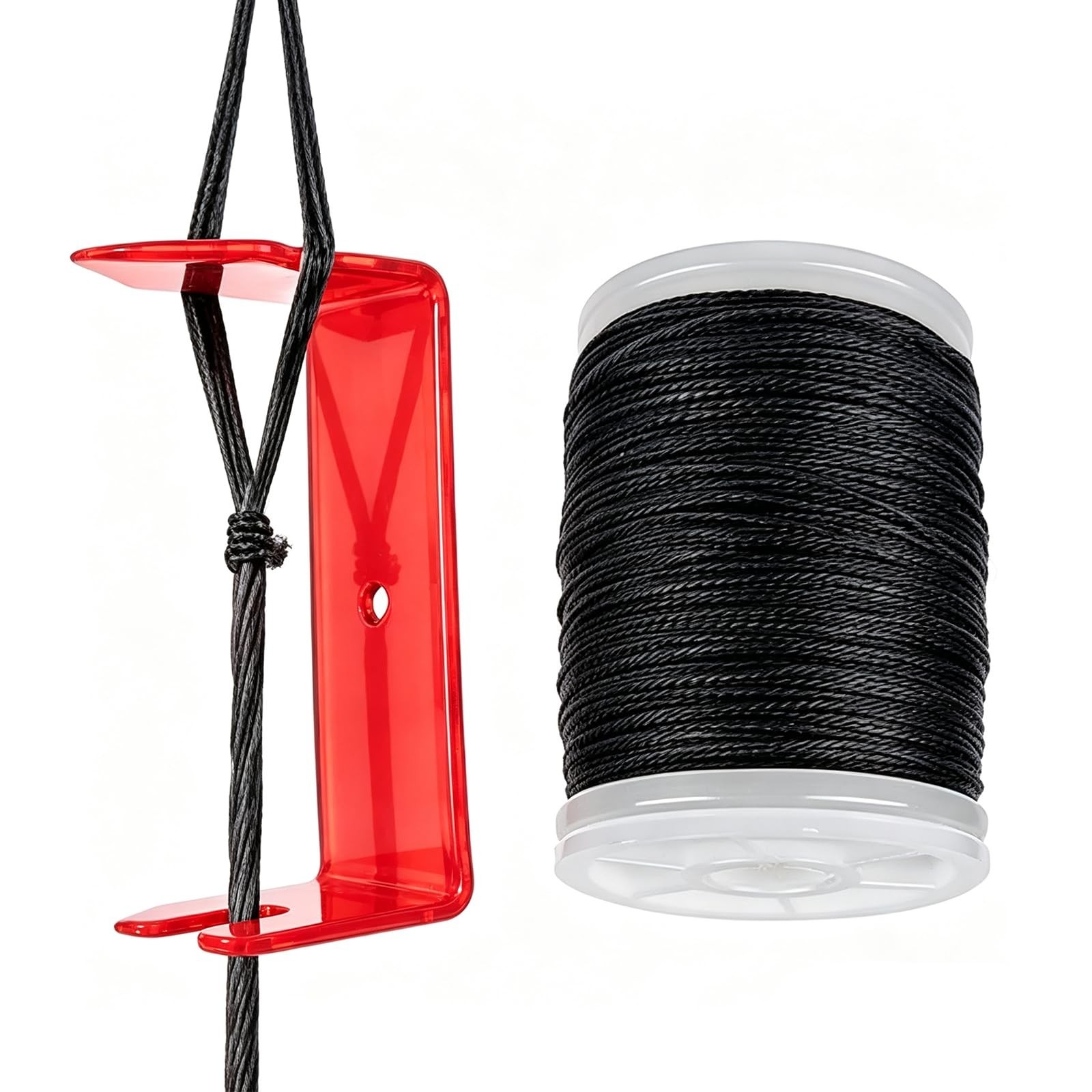 Archery Bow String Separator Tool 131 yard/120m Durable Bowstring Serving Thr...