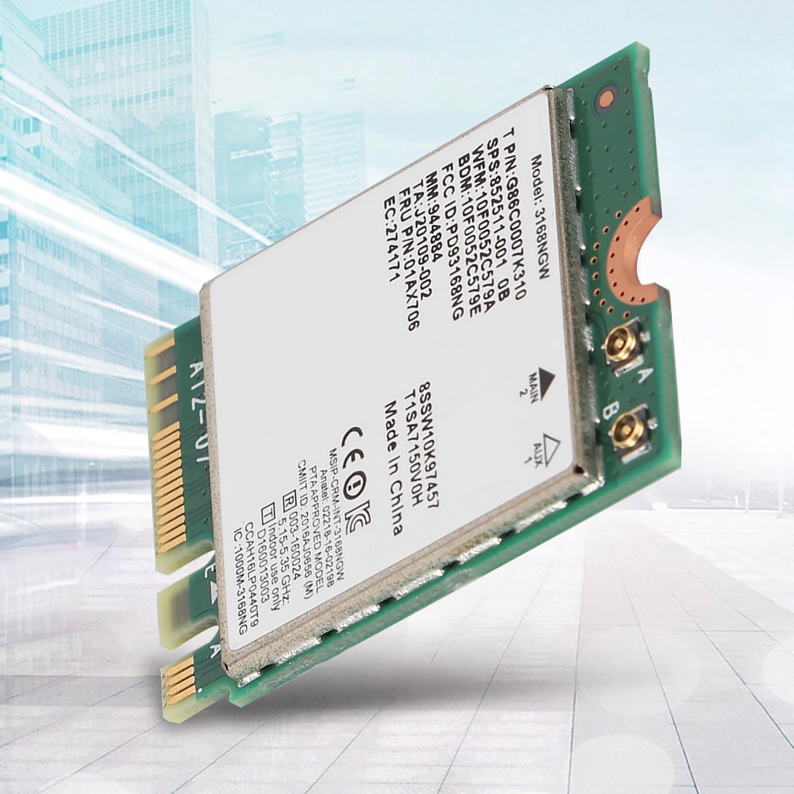 New 3168NGW Network Card For Wifi Bluetooth 4.2 Easy Installation For