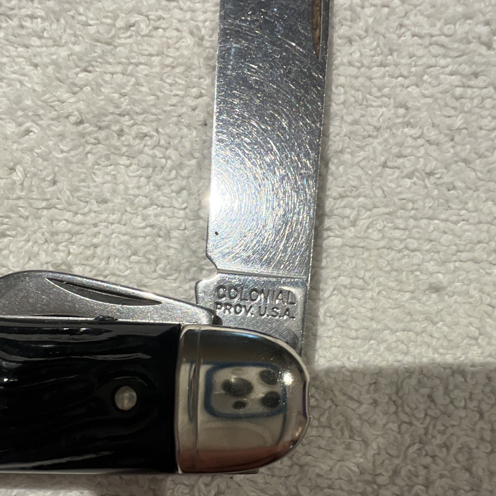 Colonial Forest Master Multi-Tool Knife 4 Tools Stainless Lanyard Ring Black