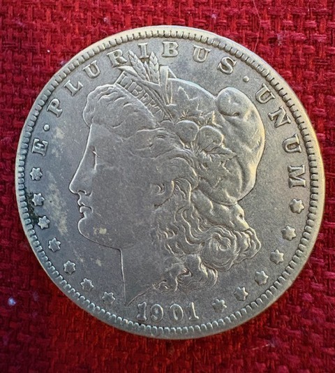 1901-O $1 MORGAN SILVER DOLLAR 90% SILVER EXTREMELY NICE COIN TAKE A LOOK