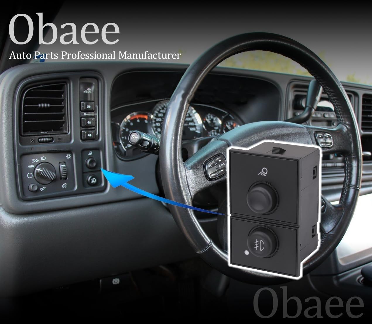 Fog Lamp Switch Cargo Light Switch Compatible with 03-07 Chevy Chevrolet Tahoe