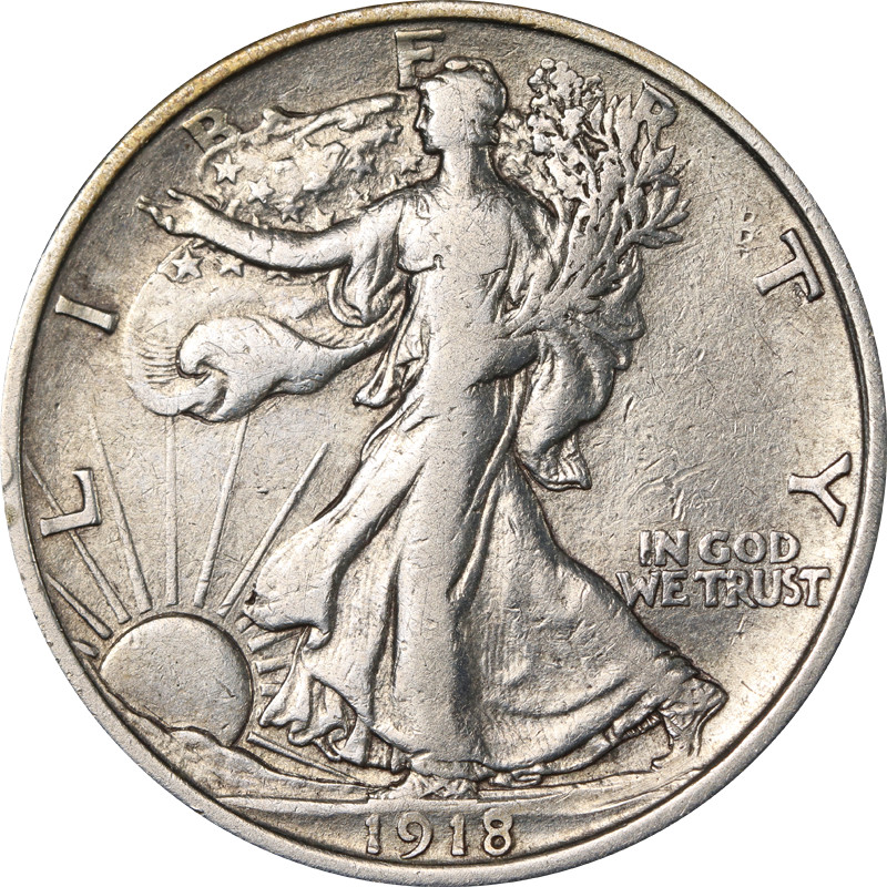 1918-D Walking Liberty Half