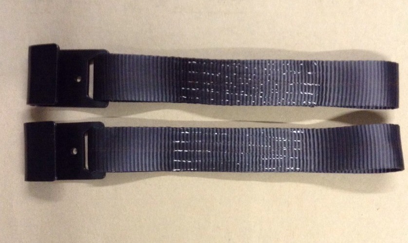 2-USA Ratchet Strap Replacement Ends FH Fixed End Truck & Trailer Tie Down Bk