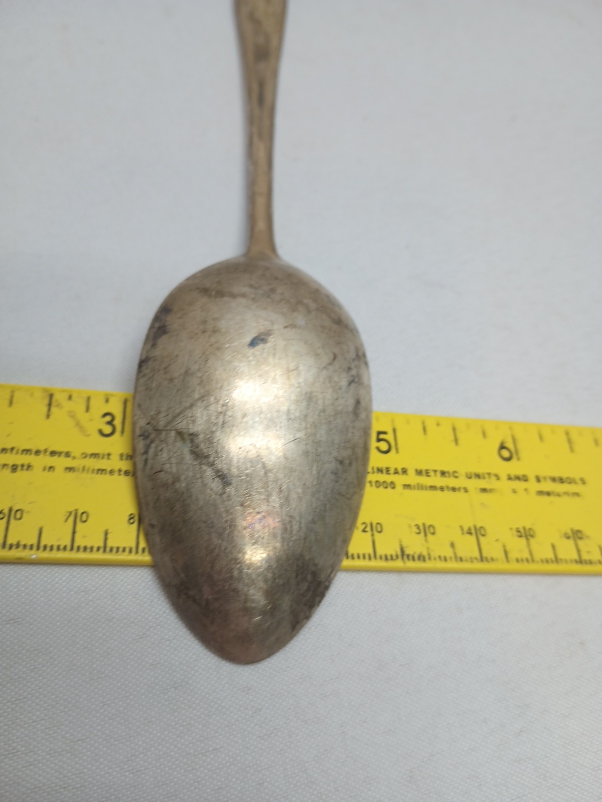 2 Vintage Oneida Tudor Plate Serving Spoons 8.5" Kitchen Utensil