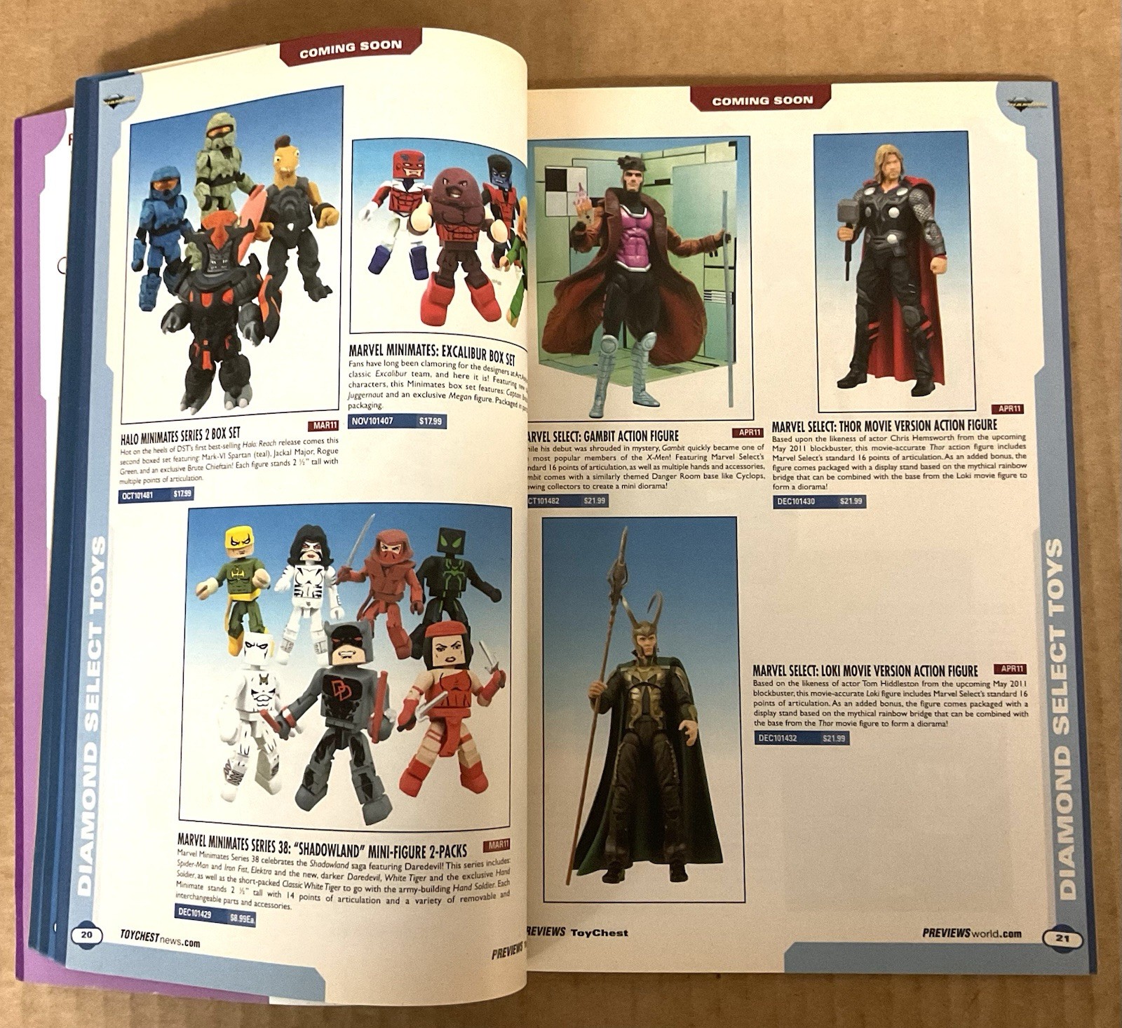 PREVIEWS TOY CHEST CATALOG (2011) Diamond Comic Distributors; New