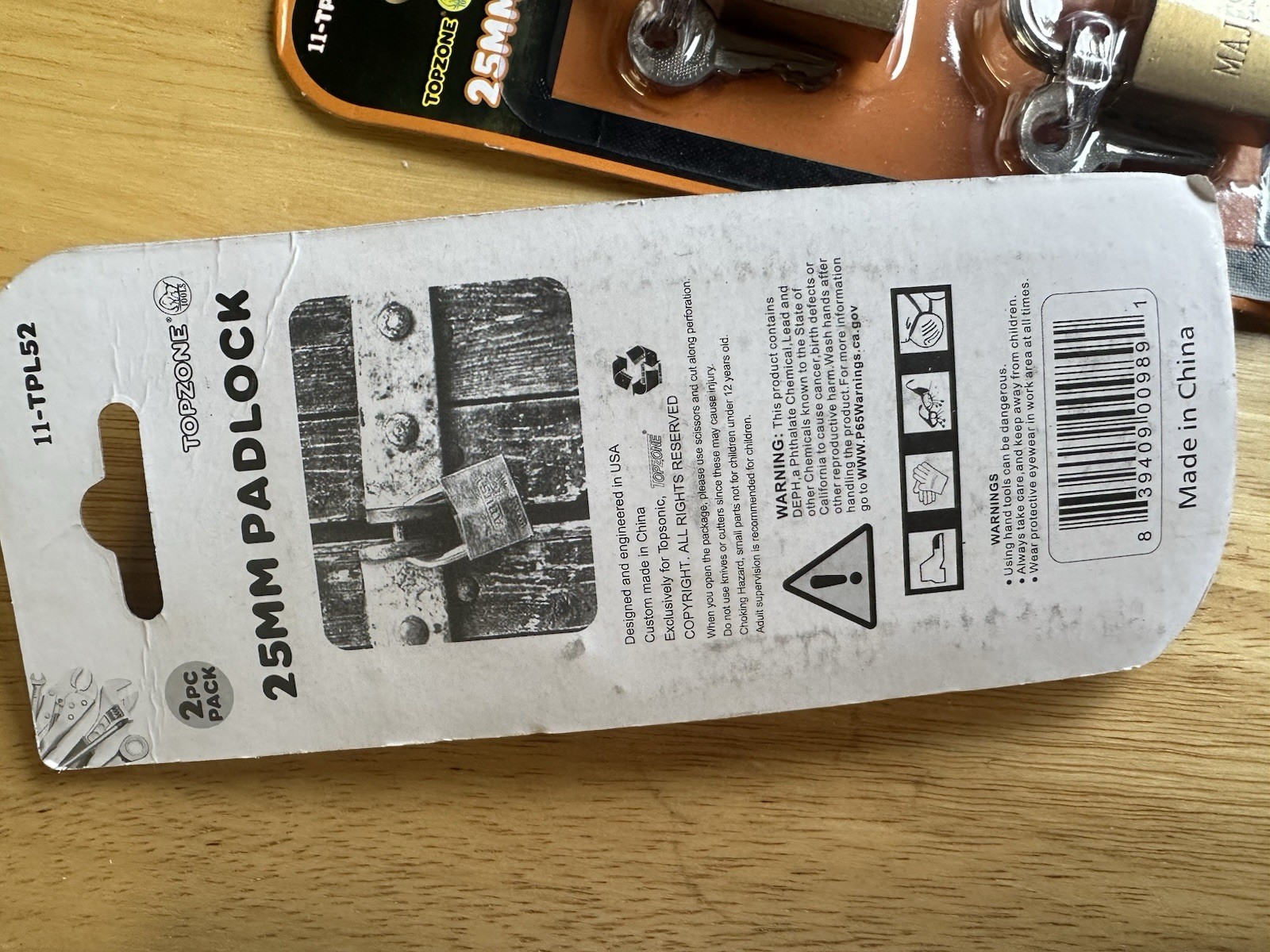11 pc. LOCKS | 25 Mm Padlock And 1 Cylinder Lock