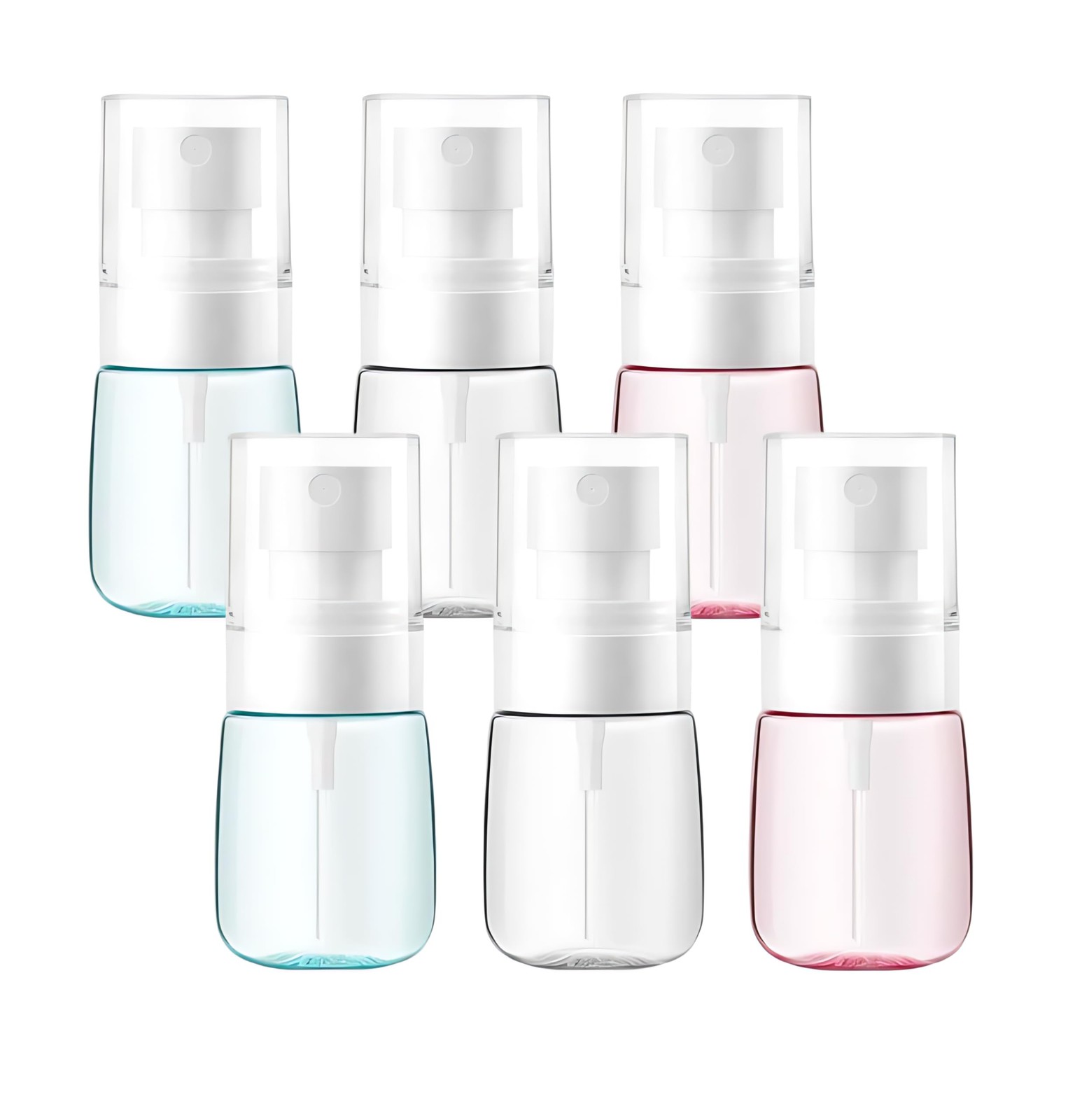 QPCMV 6 Pack 1oz 30ml Travel Spray Bottles TSA Approved - Leakproof Plastic...