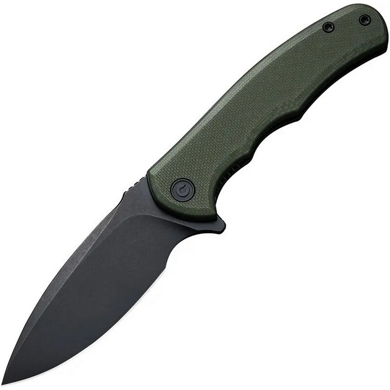 CIVIVI Mini Praxis Folding Knife 2.98" D2 Plain Edge Blade G10 Handle C18026C-1