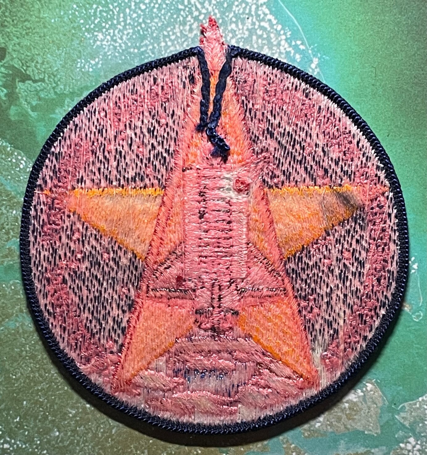 STS-52 SPACE SHUTTLE MISSION CREW DARK-BLUE PATCH