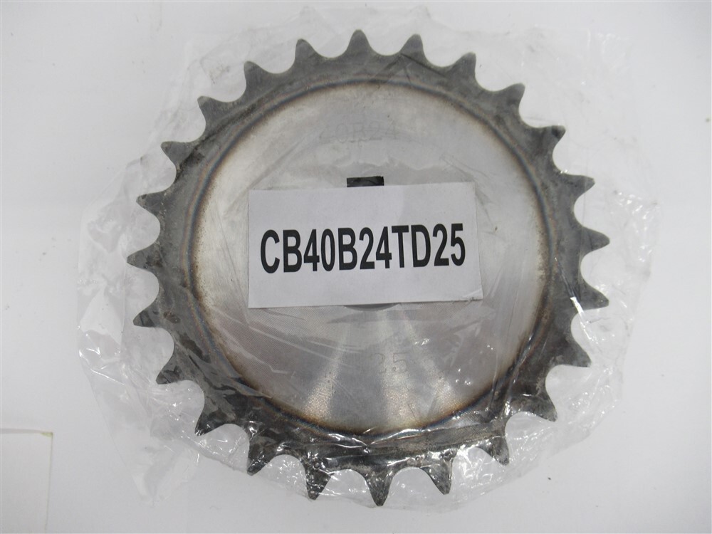 MiSUMi CB40B24TD25, #40 Chain Sprocket, 24 Teeth, 25mm Bore