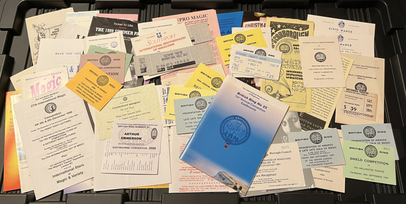 65 items featuring the British ring and I.B.M from the Art Emerson estate