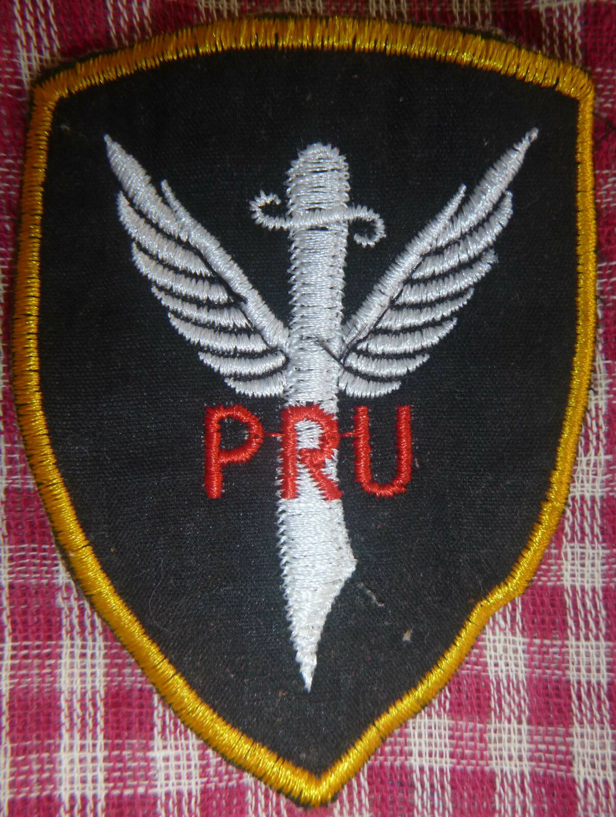 TIGERS TEETH - PRU PATCH - Phoenix Assassination Program - Vietnam War - M.949