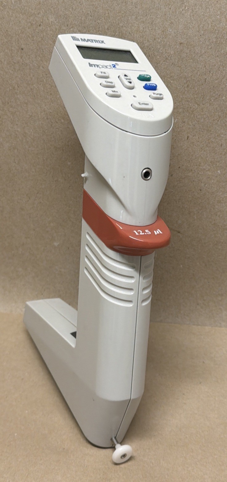 Matrix Impact 2 0.5-12.5µL 12-Channel Adjustable Electronic Pipette