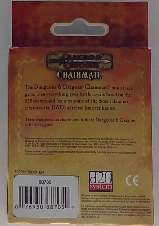 Wotc D&D Chainmail Miniature: 88705 Gnoll Trooper